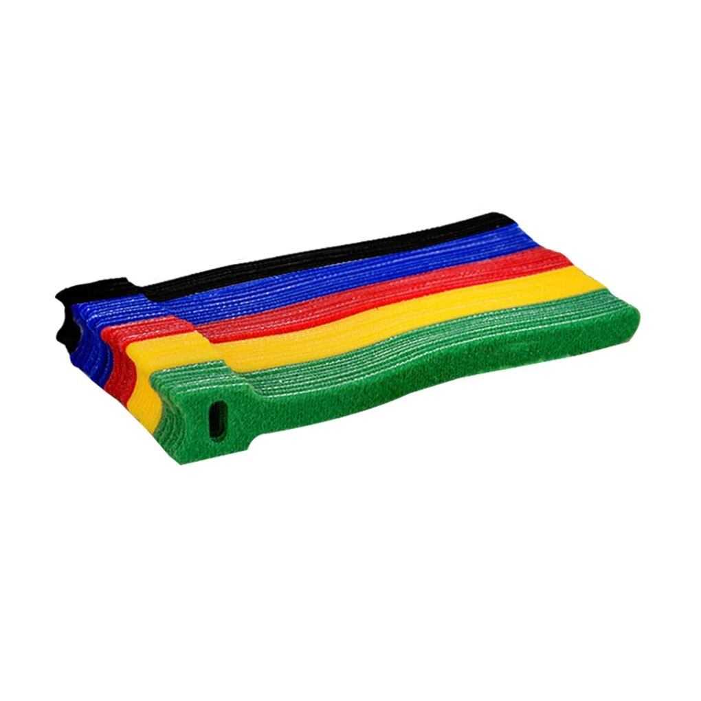 Set 50 banda cu arici Velcro 15cm x 1.2 cm , benzi cu arici multicolore